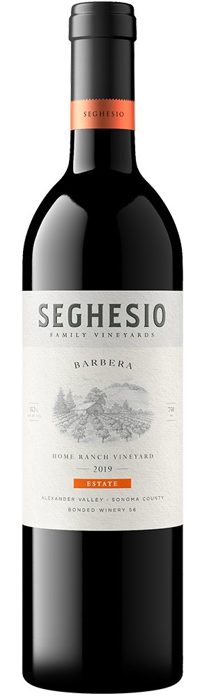 Seghesio Family Vineyards Home Ranch Vineyard Barbera Wine Bottle